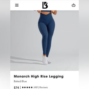 Monarch high rise legging buff bunny medium